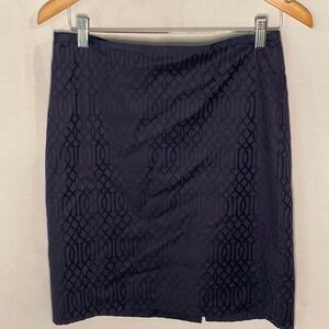 J. McLaughlin Blue Pencil Skirt 6